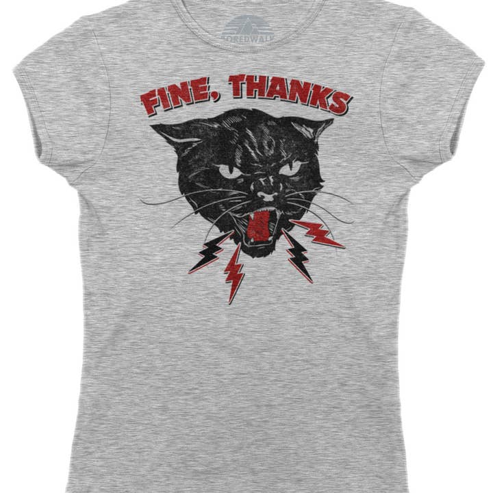 Boredwalk - Wholesale Screen Printed T-Shirt - Women's - Women's Fine Thanks T-Shirt