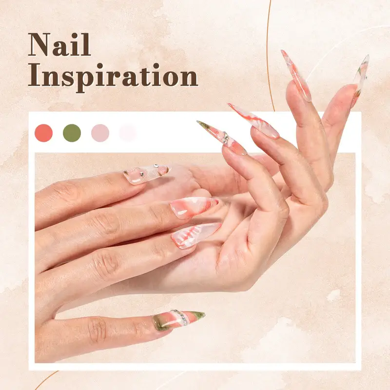 MELODYSUSIE - Wholesale Nail polish - Clear Blooming Gel 15ml3