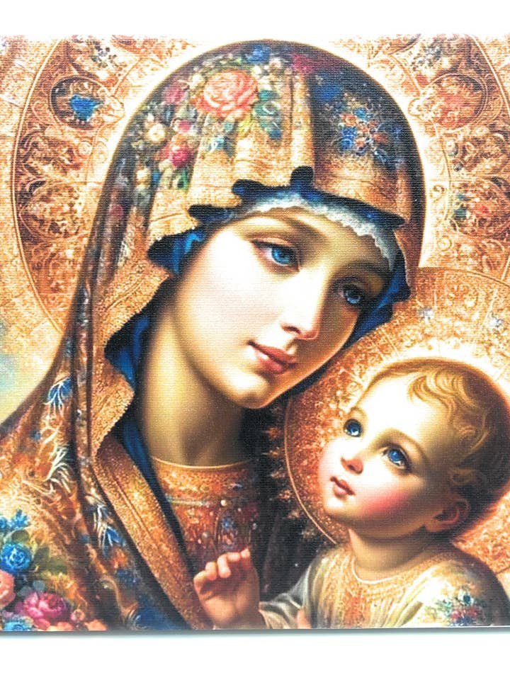 Print on canvas cm. 20x20 (7.87x7.87 inches) various subjects for wholesale by Costa Articoli Religiosi