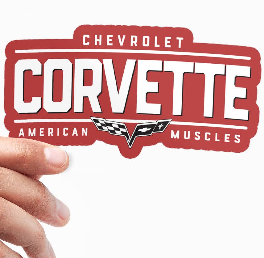 Hybris Production AB - Wholesale Sticker - Corvette - American Muscles Sticker1