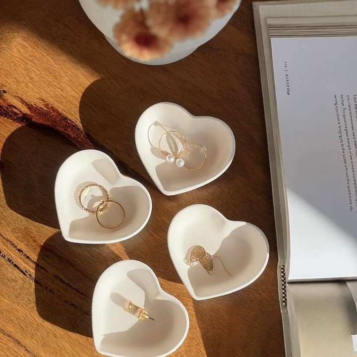 CandlesCo Australia - Wholesale Jewelry Dish - Mini Heart Trinket Bowl1