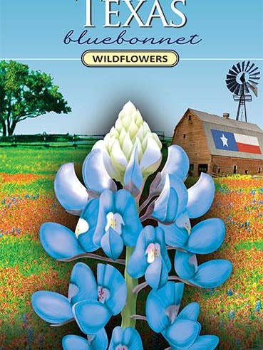 Texas Bluebonnet Wildflower Seed Packet for wholesale by Created By Nature