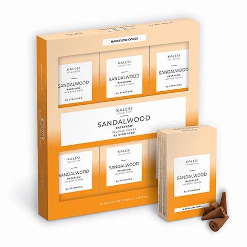 Backflow kegels van sandelhout voor wholesale door Kalesi Collection Ltd