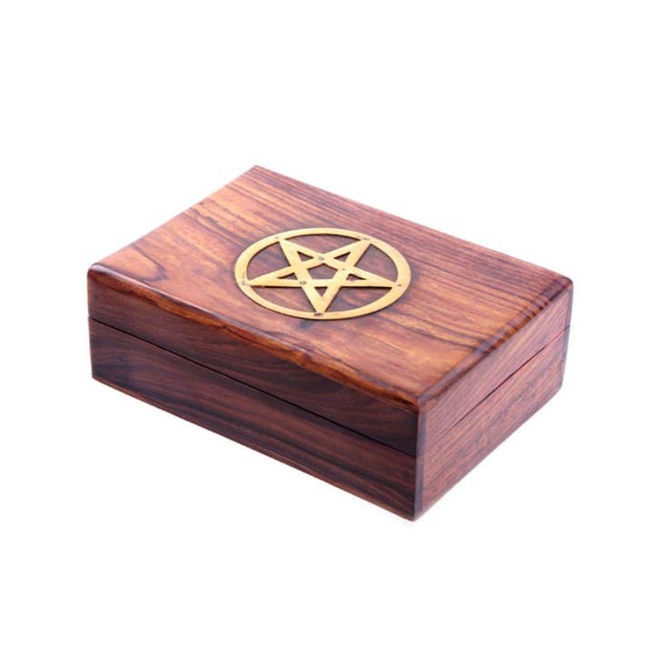 Crystal Magick Wholesale Ltd – wholesale Decorative box – Sheesham Wood Trinket Box