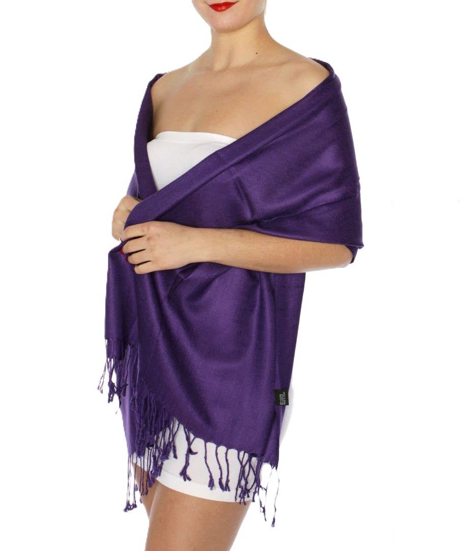 Lungta Imports – wholesale Scarf – Women's – Luxury Pashmina Shawl Scarf – Soft, Warm & Lightweight 23