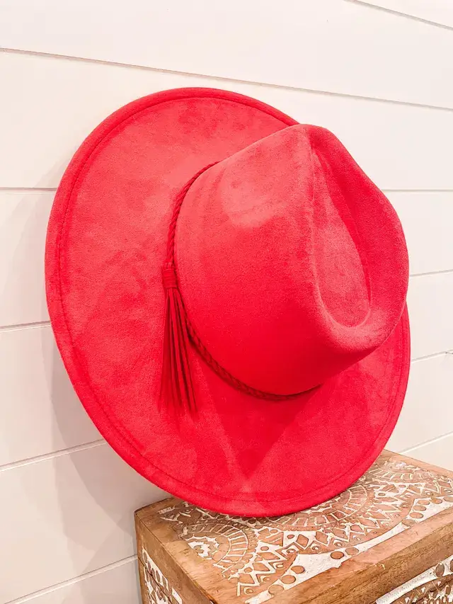 Willie & Dolly Designs - Wholesale Fedora - Women's - Blank Vegan Suede Hat11