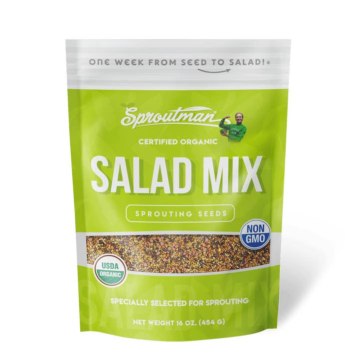 Sproutman - Wholesale Plant seeds - Organic Salad Mix Sprouting Seed6