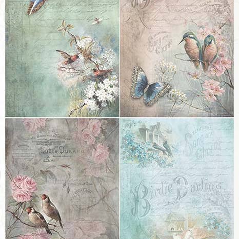 ITD Collection – Engroshandel Håndværk forsyninger – RP021 - Kreativt Rispapirssæt - 11 ark A4 / 21 x 29,7 cm7