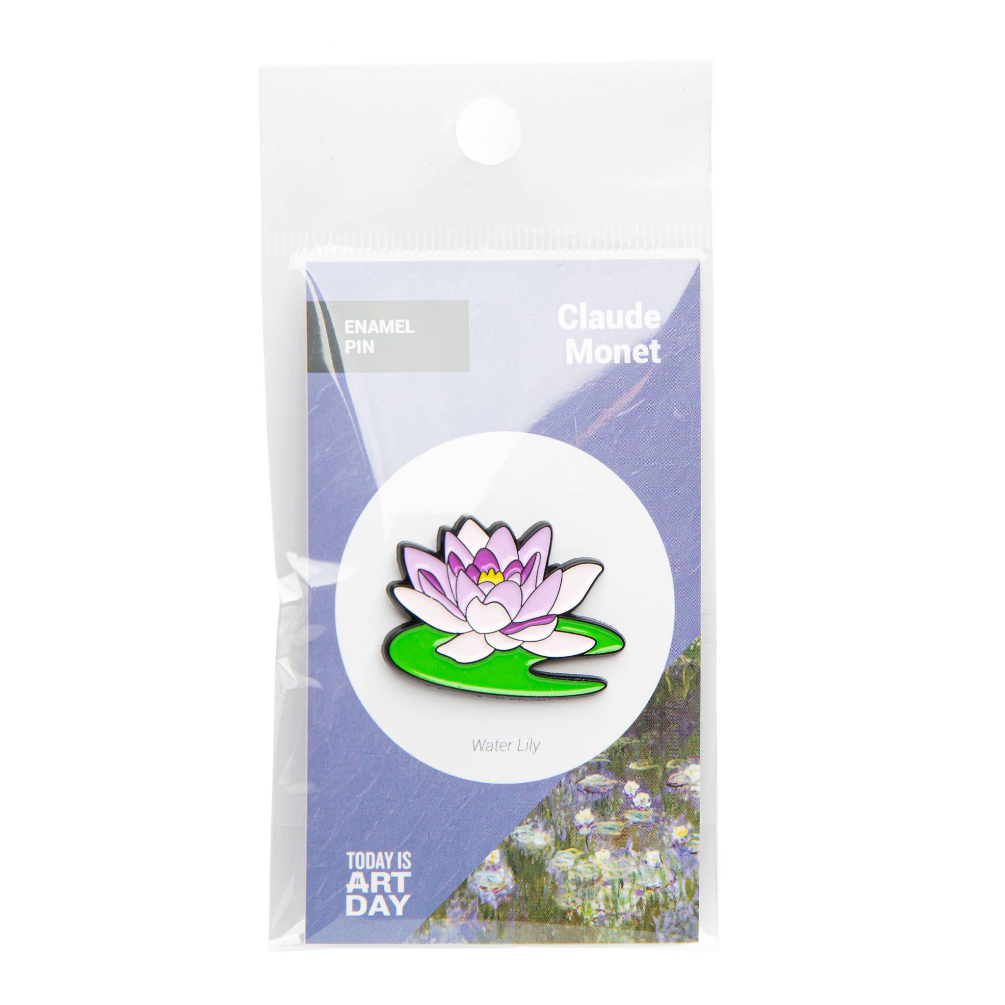Today is Art Day - Wholesale Lapel Pin/Button - Pin - Water Lily - Monet2