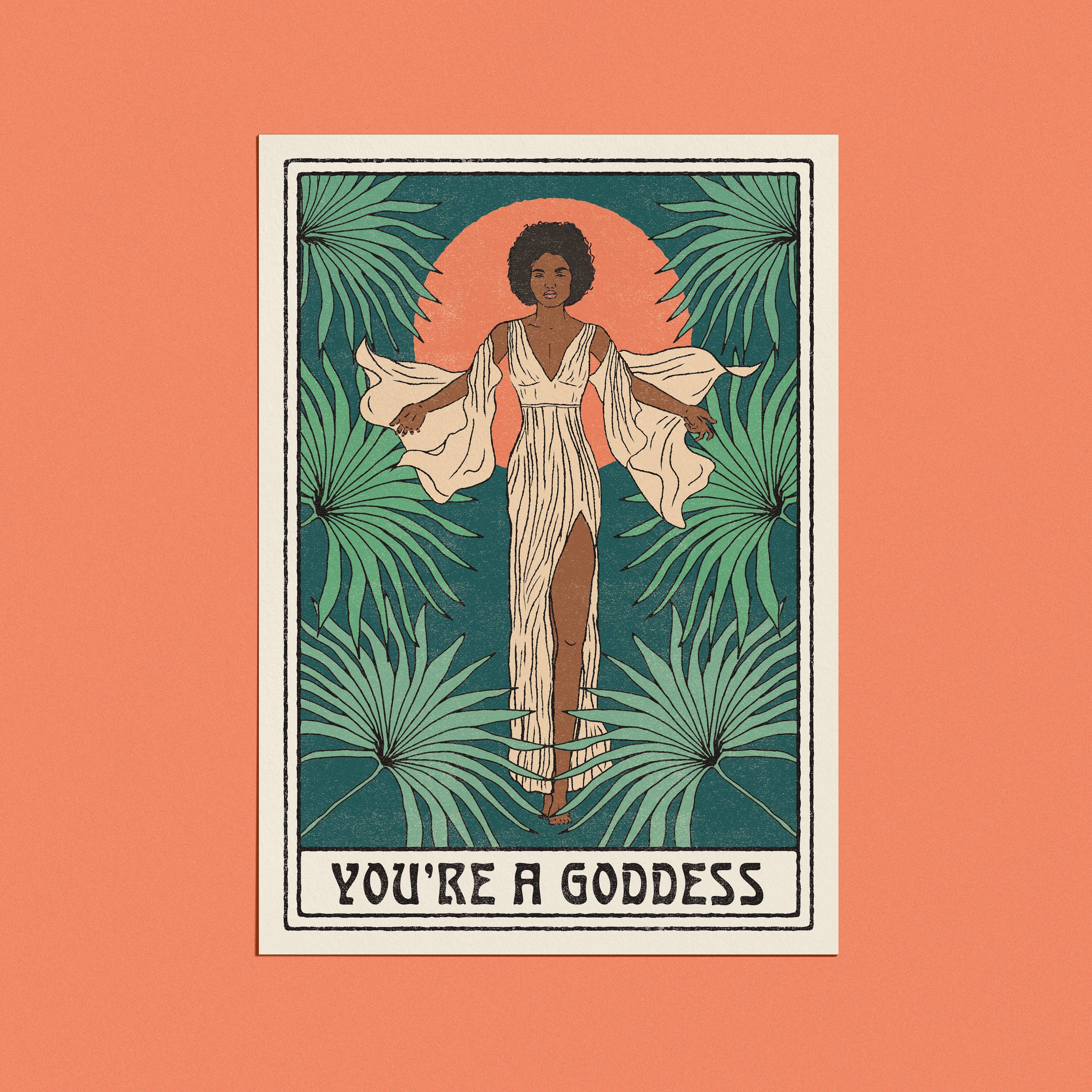 cai & jo – wholesale Everyday greeting card – You're a Goddess Card1