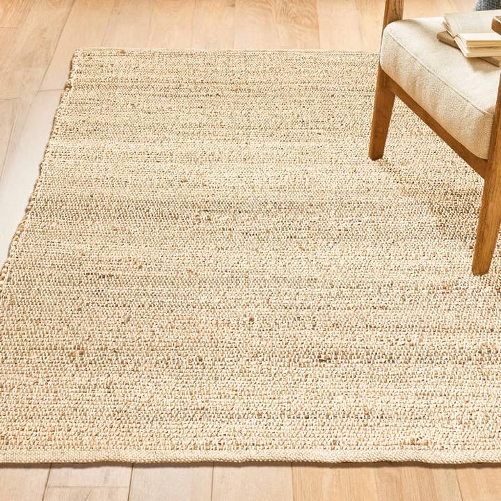 Tappeto Chindi in juta, juta naturale, 4'x6'. per la vendita all'ingrosso da parte di chardin home