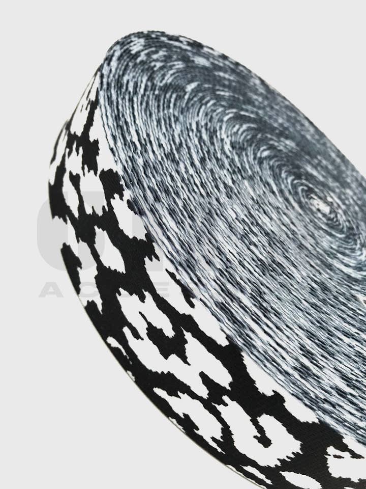 5 cm nylon tape cow print for wholesale by Gifa Accessori