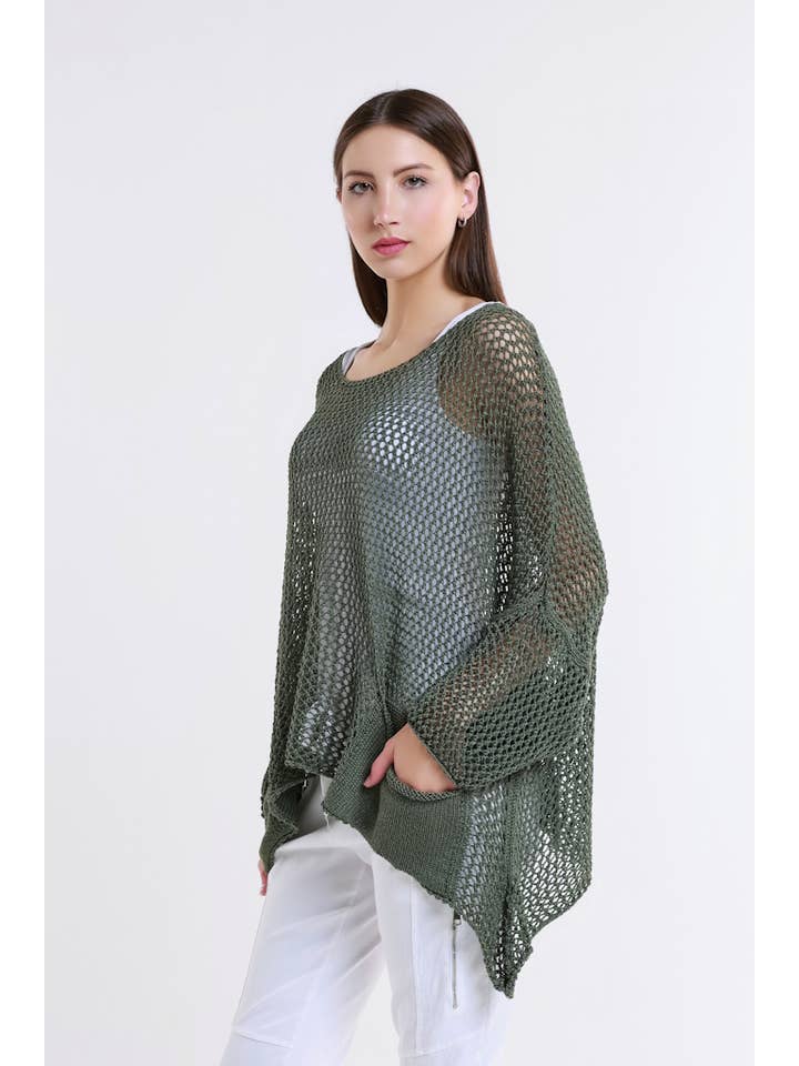 TINA Stephens Italy/Tees By Tina - Vente Haut en maille – femme - Surmatelas en tricot ouvert Lennox (BLS133)19