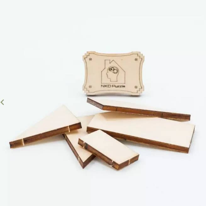 CARDKIT Vintage trælegetøj 'Hus' for engroshandel hos NKD Puzzle