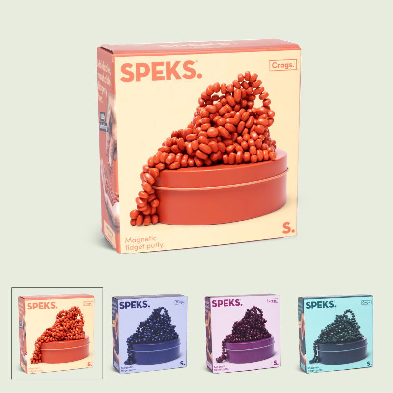 Speks - Wholesale Magnet - Matte Crags Single Color Case Pack6