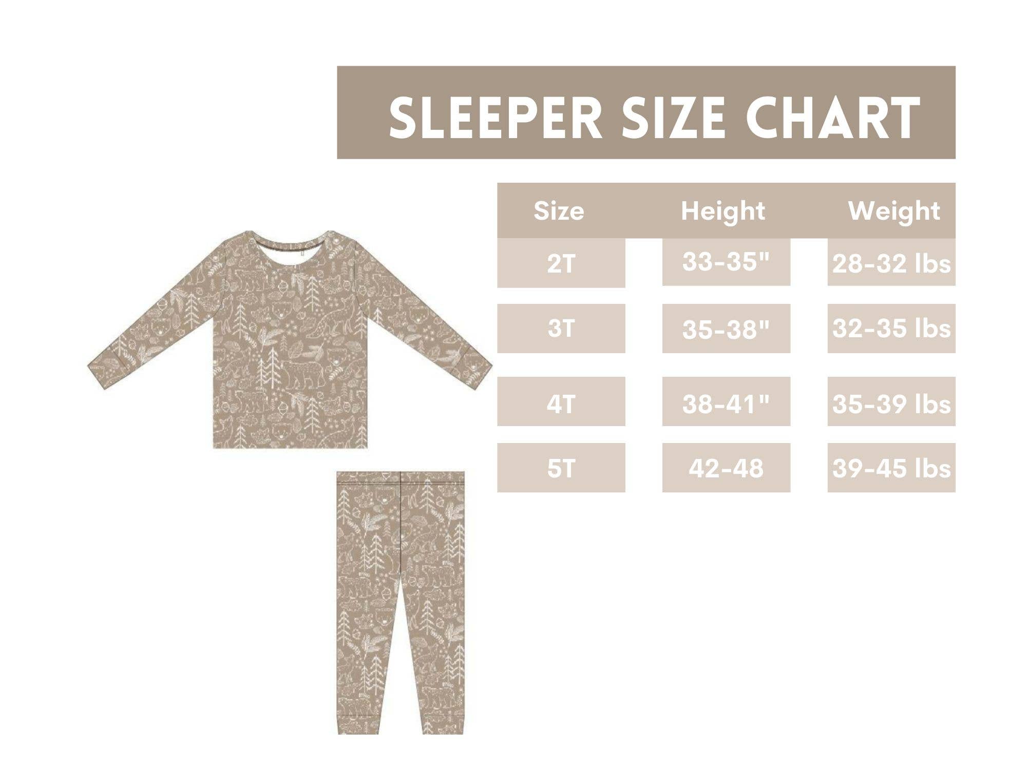 Butterscotch Babies – wholesale Pyjamasset - Barn – Bambu Småbarn Tvådelad pyjamas fjärilar2