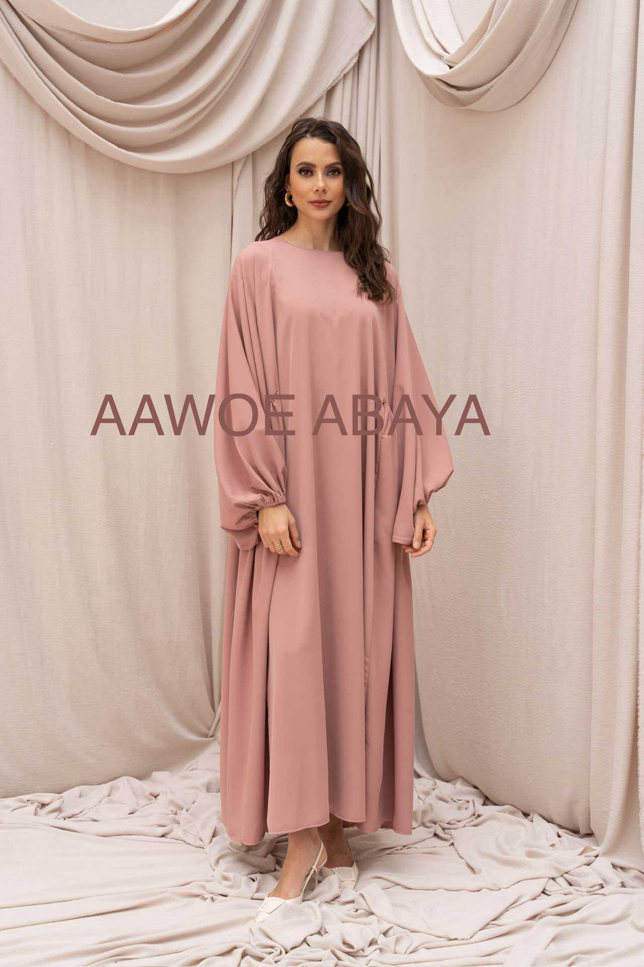 Aawoe Abaya - Wholesale Dress - Women's - Elegant Abaya Dress - 2466-ROB49