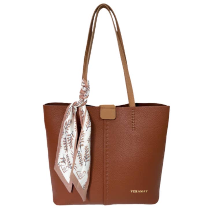 Olive Tan Vera May Vegan Leather Handbag for wholesale by VeraMay