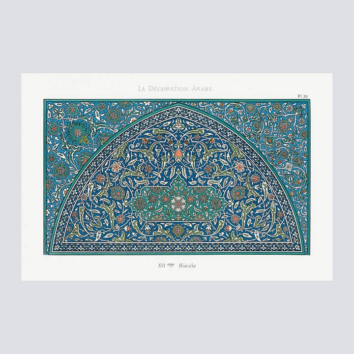 La Decoration Arabe No.30 (1885) Fine Art Print for wholesale by Milisima Studio