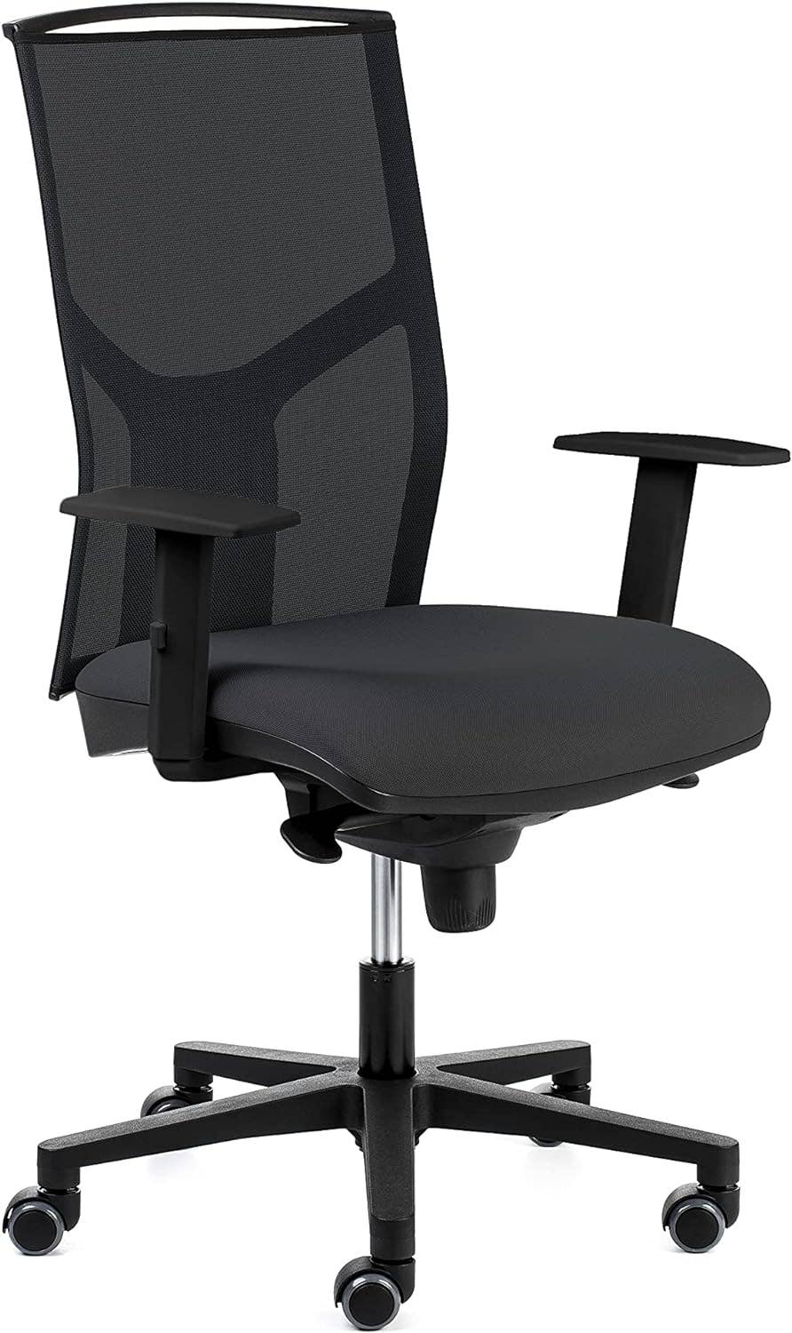 MEDEL OFFICE - Vente Chaises - Chaise de bureau ergonomique avec roulettes et accoudoirs réglables0