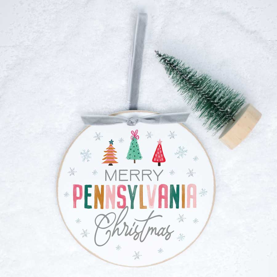 Clairmont & Co - Wholesale Ornament - State Gifts, State Products, Christmas Ornament17