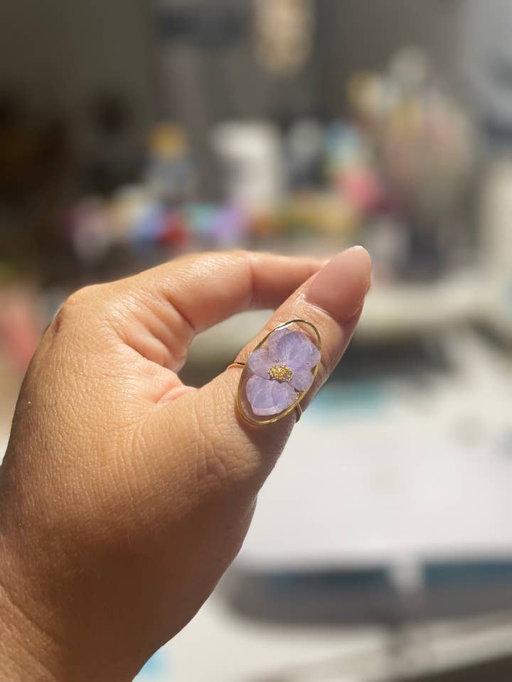 Hydrangea Ring for wholesale by Jewelry & More By KristiCo