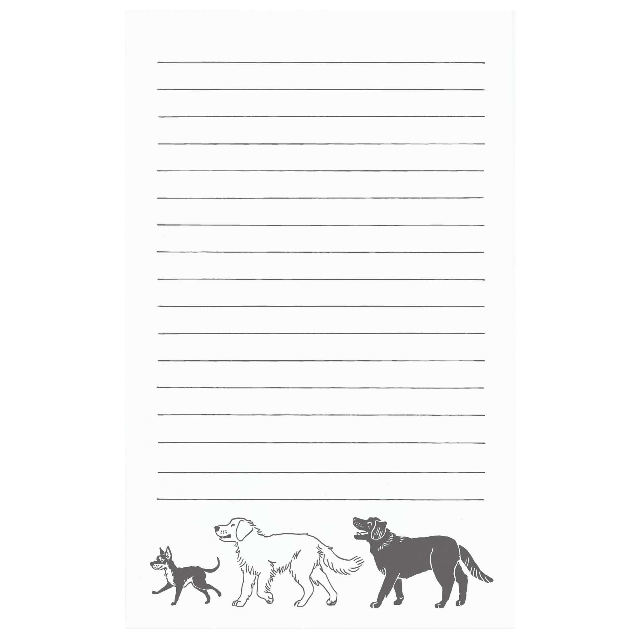 Smudge Ink – wholesale Notepad – Dog Parade Notepad1