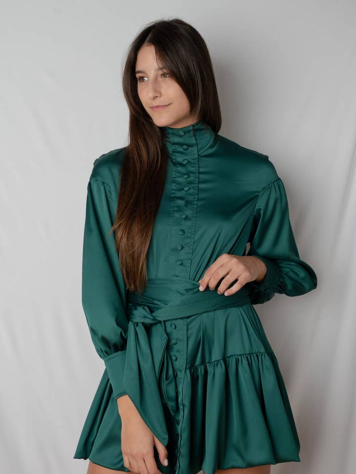 Vestido Emerald Euphrosyne por atacado de Emmy Boo