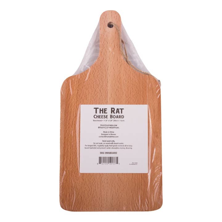 FootClothes LLC - Wholesale Cheese Board - LIMITED The Rat Cheese Board4