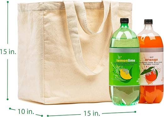 Alo Organic International - Wholesale Grocery/Shopping Bag - Customizable Canvas Shopping Unisex Tote Bag with Sleeves1