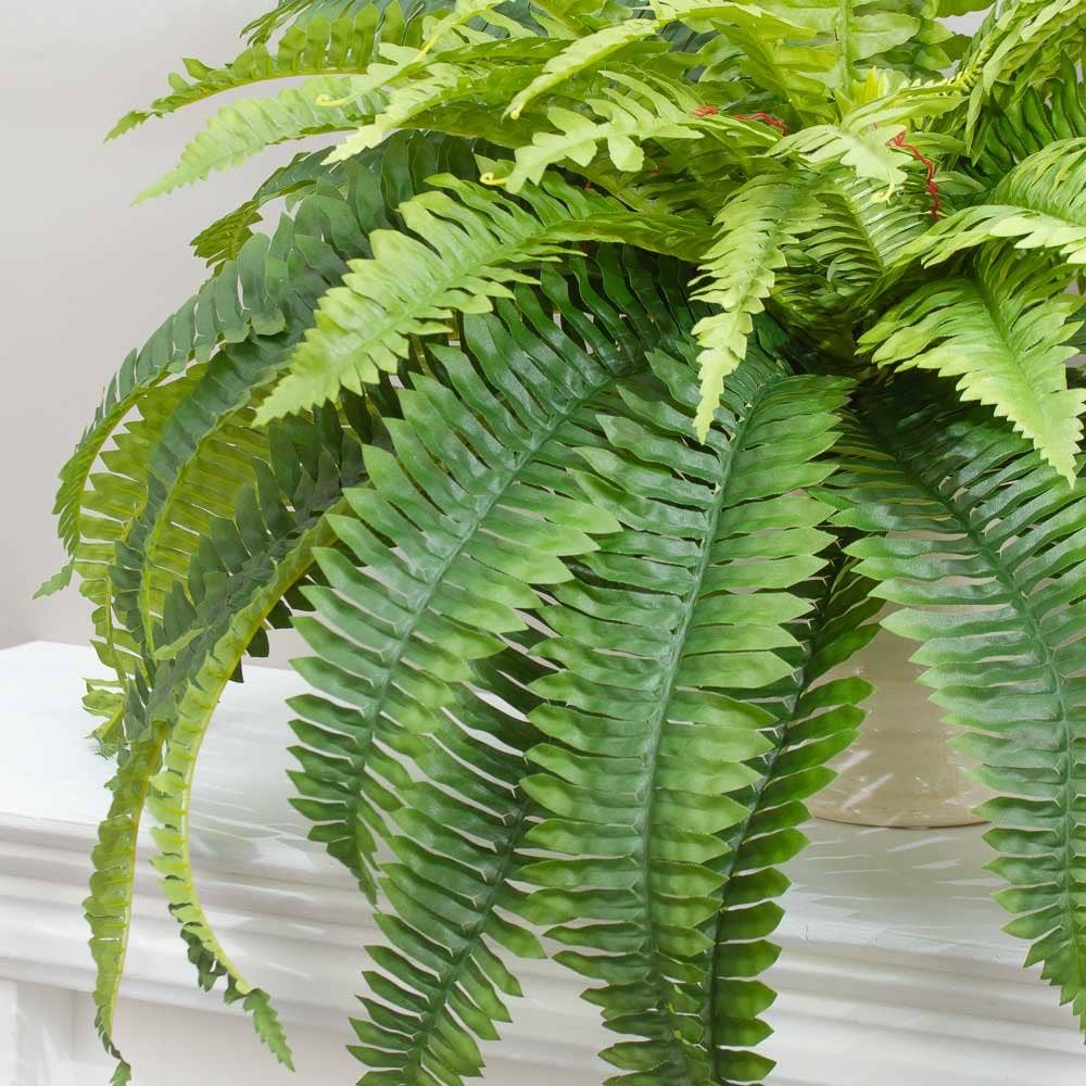 Factory Direct Craft - Wholesale Artificial Plant - 26" Natural Look Artificial Boston Fern Bush4