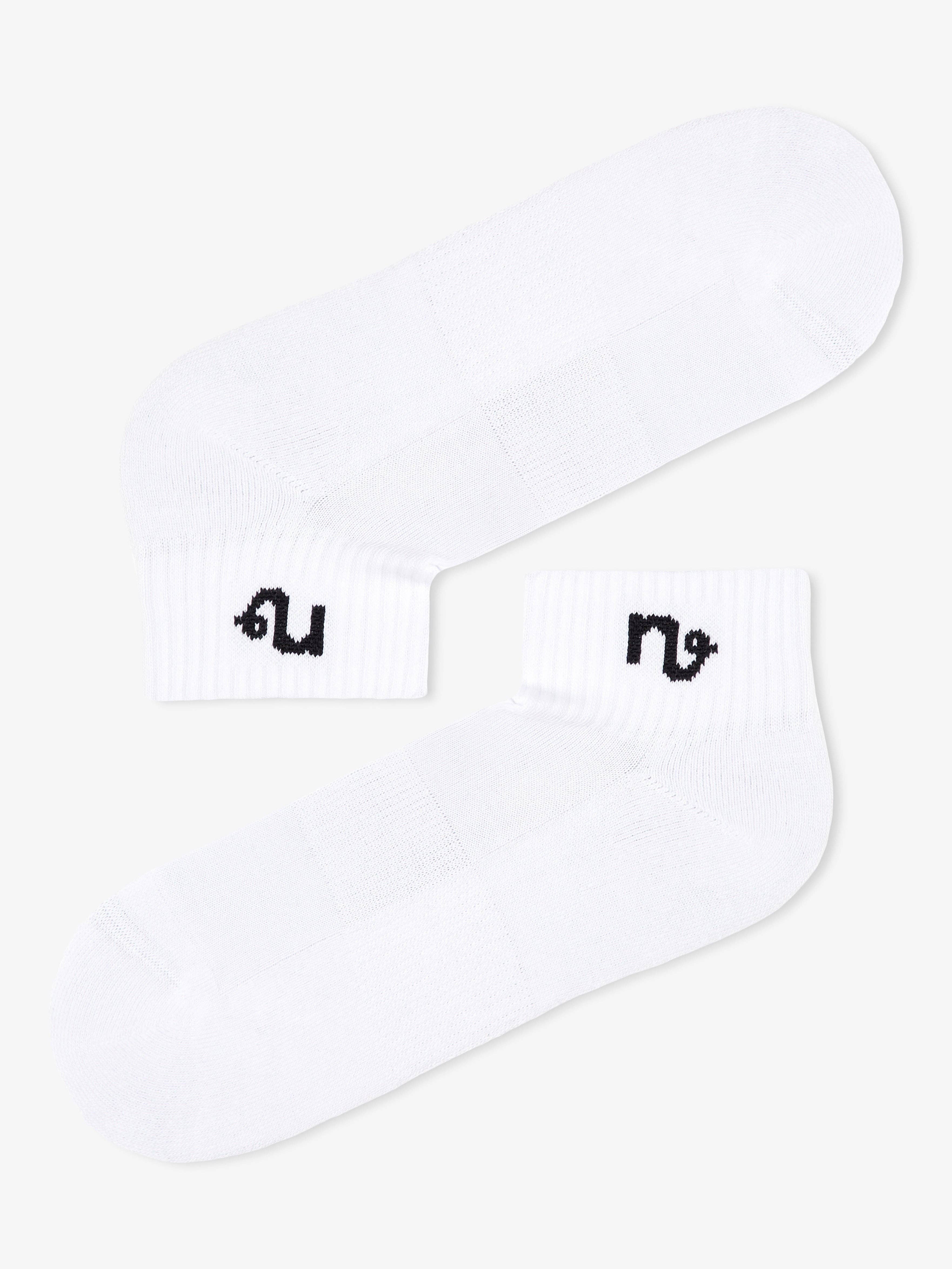 Natural Vibes - Wholesale Socks - Unisex - NV Essentials Socks - White Quarter Socks with Logo2