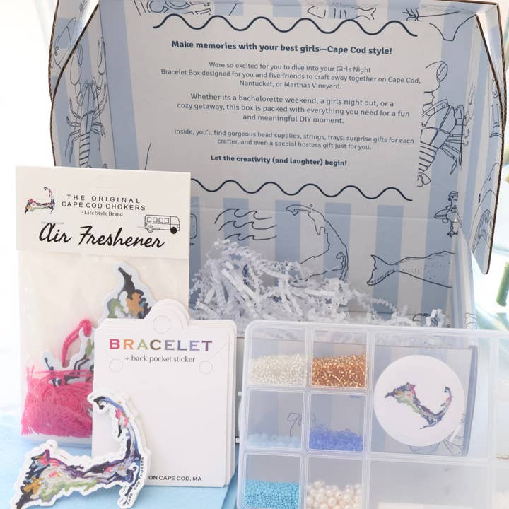 Kit de bracelets extensibles pour soirée entre filles pour la vente par Cape Cod Chokers