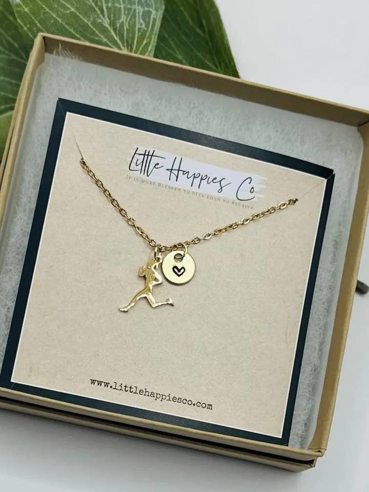 Personalized Runner Gift | Track & Field Team Gifts for Girl for wholesale by Little Happies Co