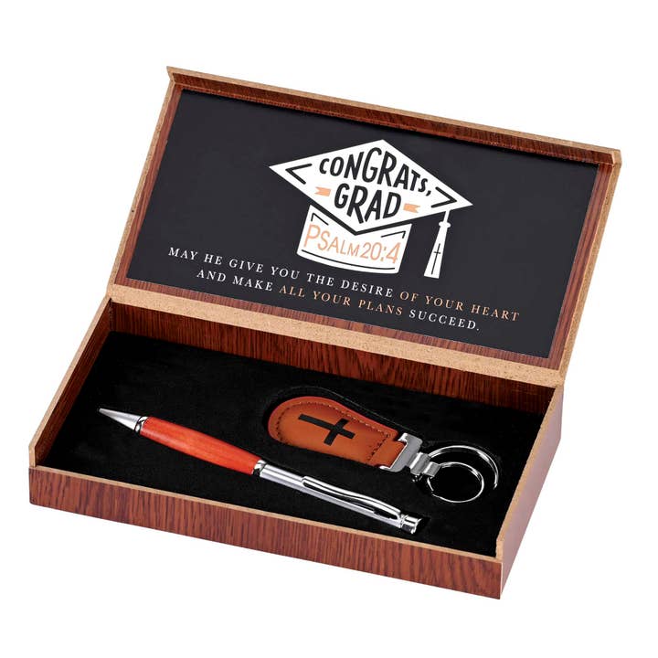 Pen/Key Set Congrats Grad for wholesale by Magnolia