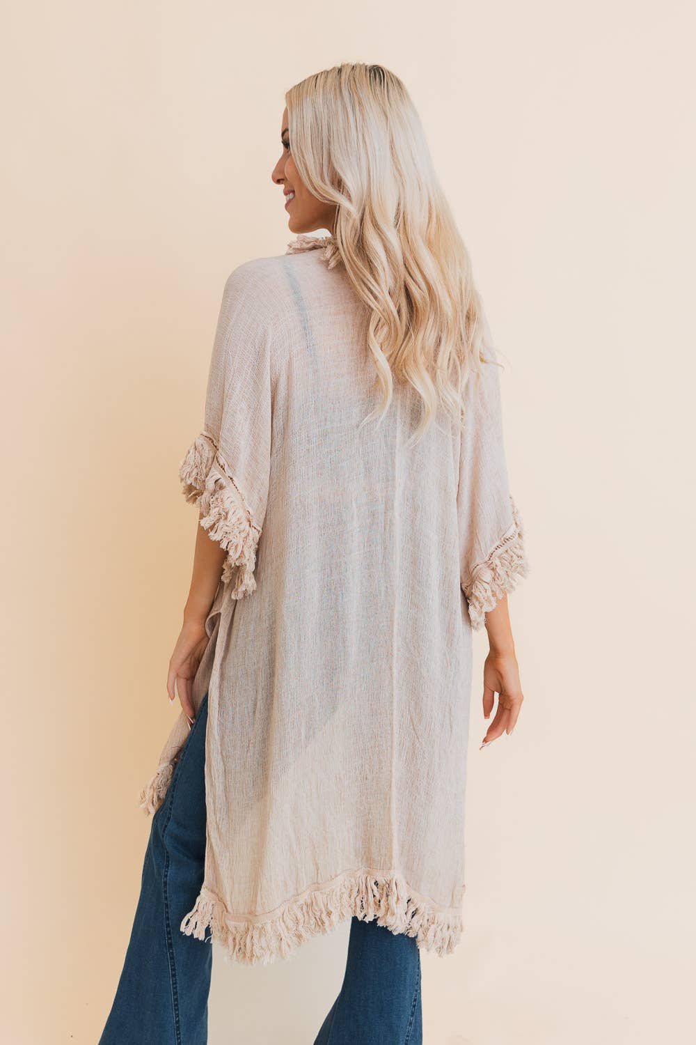 Leto Accessories – wholesale Kimono – Women's – Bestselling Sun-bleached Fringe Ruffle Kimono☀️7