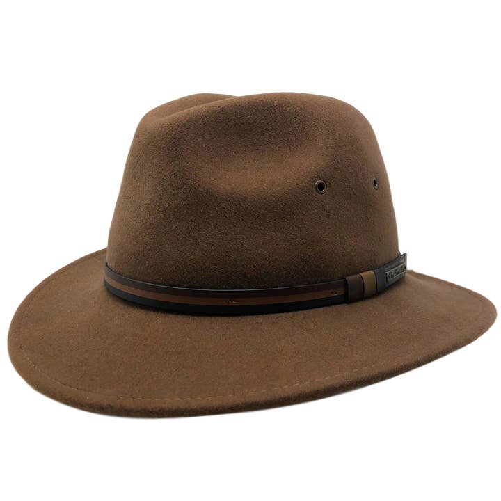 One Fresh Hat - Wholesale Fedora - Unisex - Safari Wool Crushable Hat