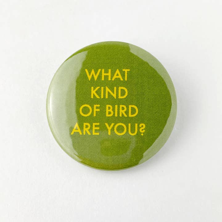 Kendra Lee Miller Art - Wholesale Lapel Pin/Button - Wes Anderson Moonrise Kingdom Bird Button