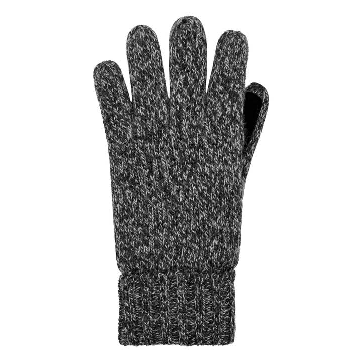 Grand Sierra - Wholesale Gloves - Men's - Mens Marled Ragg Wool Glove - 333805