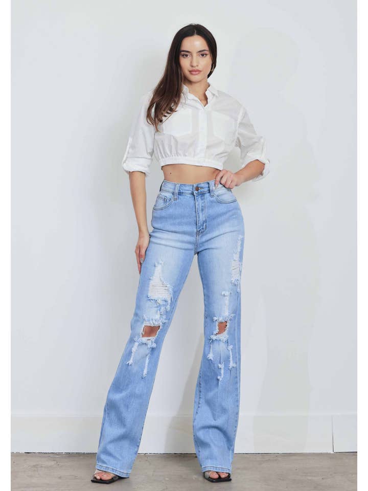 Vibrant M.i.U - Wholesale Jeans - Women's - Dani Wide Jeans