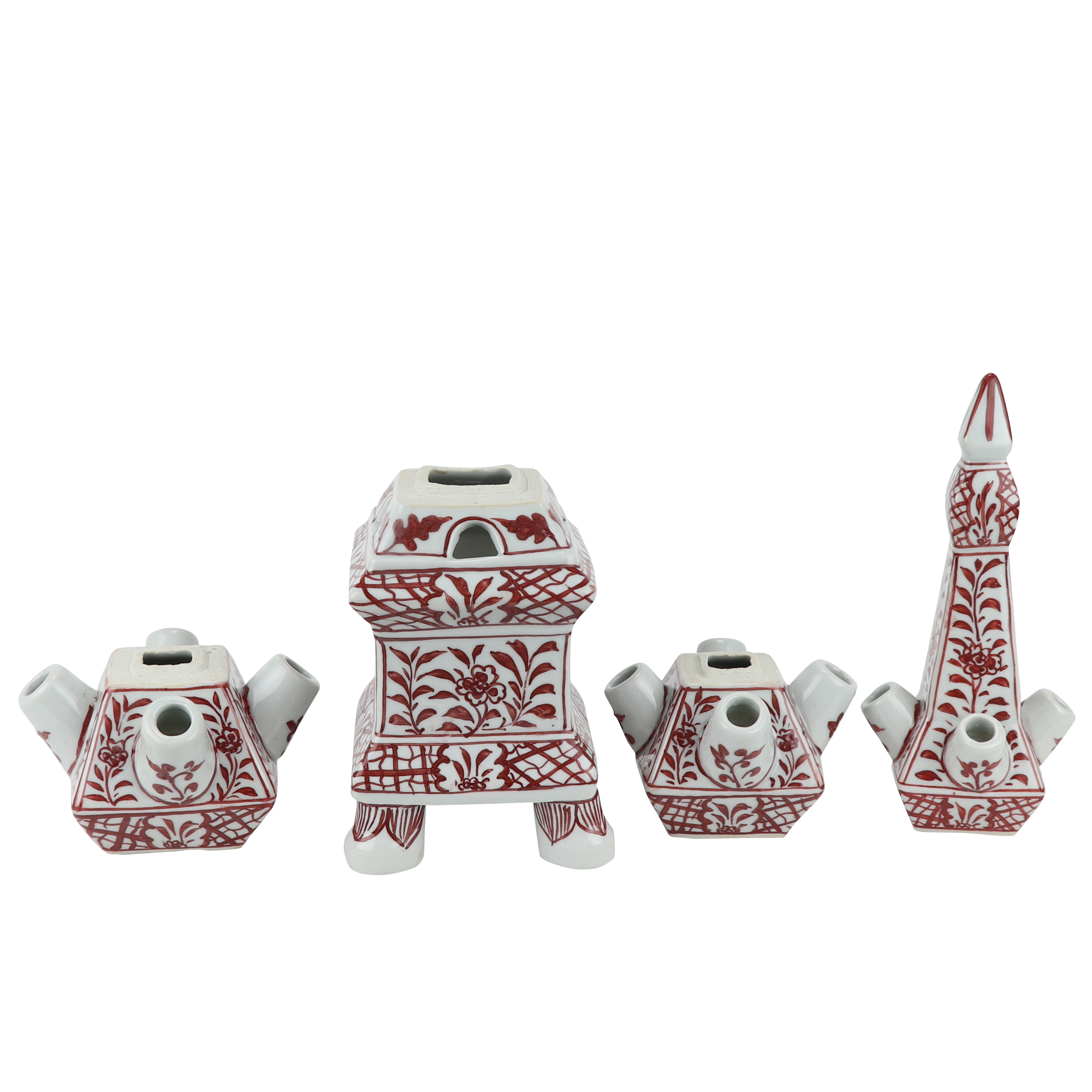 The Enchanted Home - Wholesale Vase - Original Red and White Tulipiere1