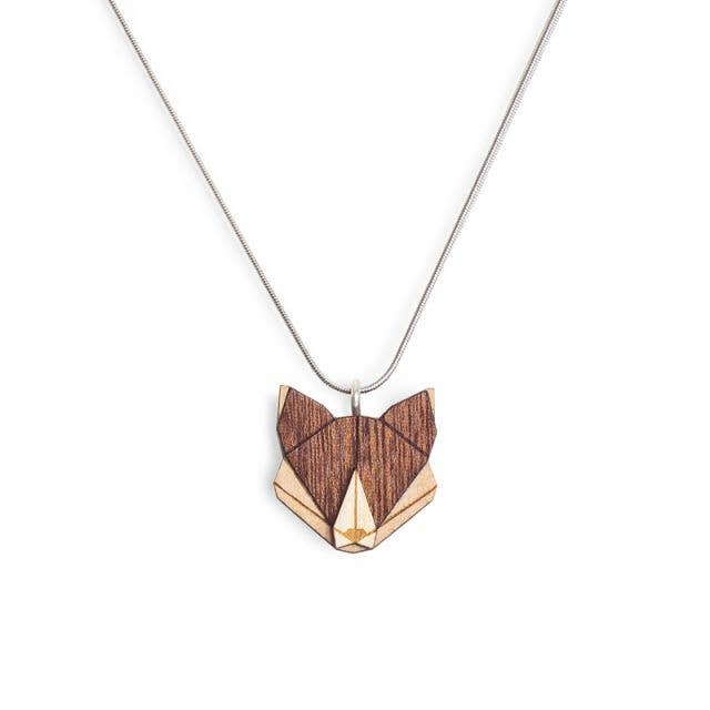 Fox Pendant for wholesale by Bewooden