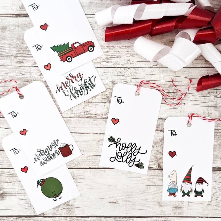 Christmas/Holiday Gift Tags for wholesale by Real Happy Designs