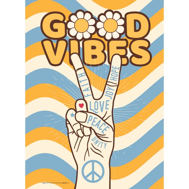Kalan - Wholesale Sign - Good Vibes Metal Sign
