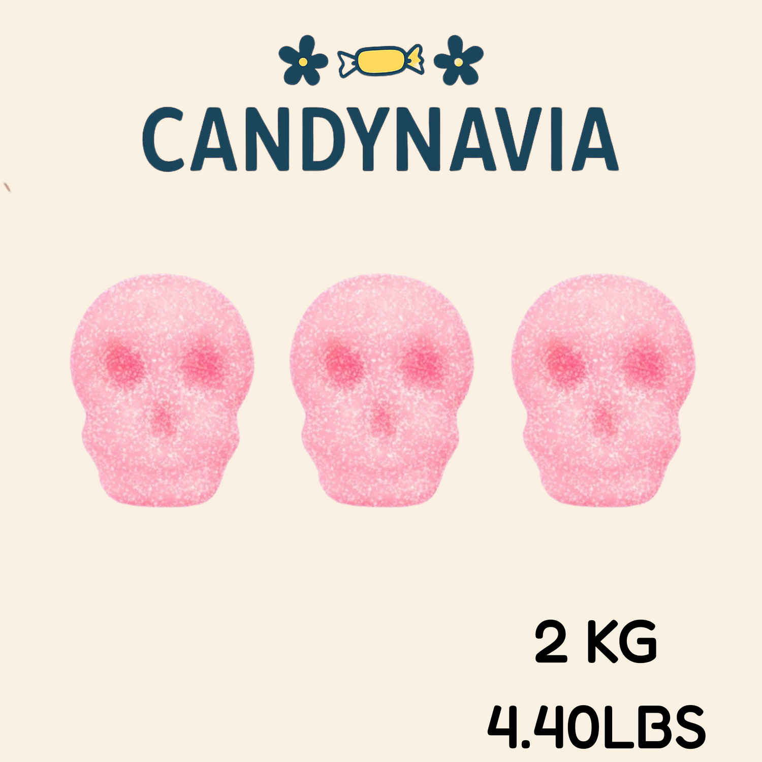 Candynavia – Großhandel Weingummi – Schwedische Süßigkeiten - Schaumige Erdbeere0