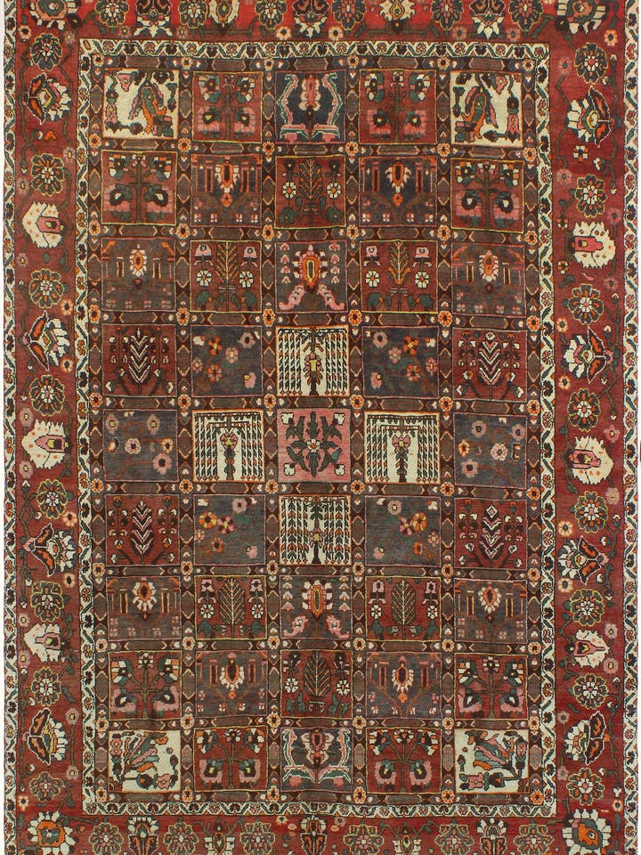 Vintage Distressed Reuben Rust Rug for wholesale by Noori Rug