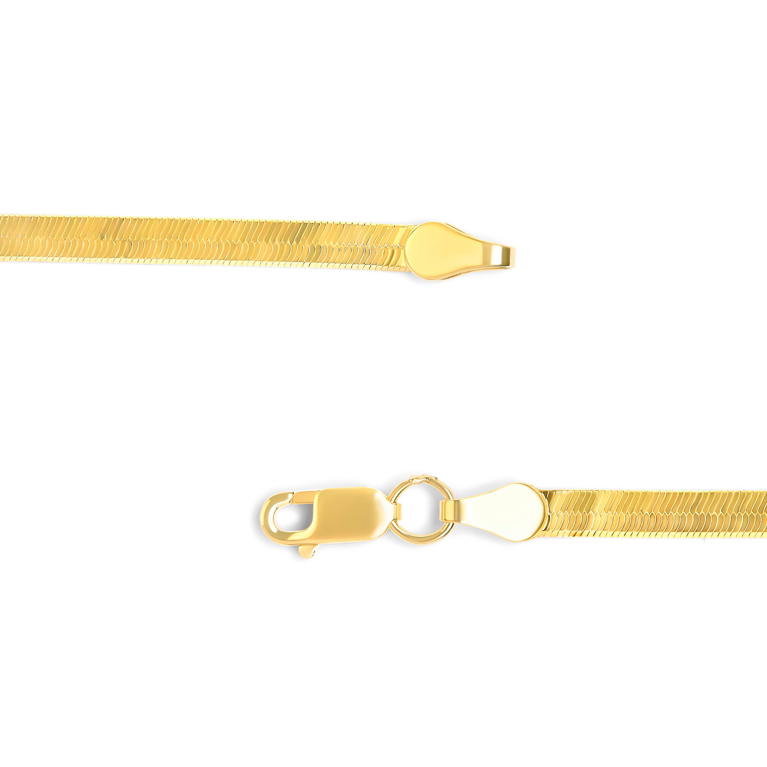 Infinite Jewels - Vendita all'ingrosso Collane a catena e maglie - Collana a catena imperiale a spina di pesce solida in oro giallo 14K da 2,8 mm unisex - 46 cm1
