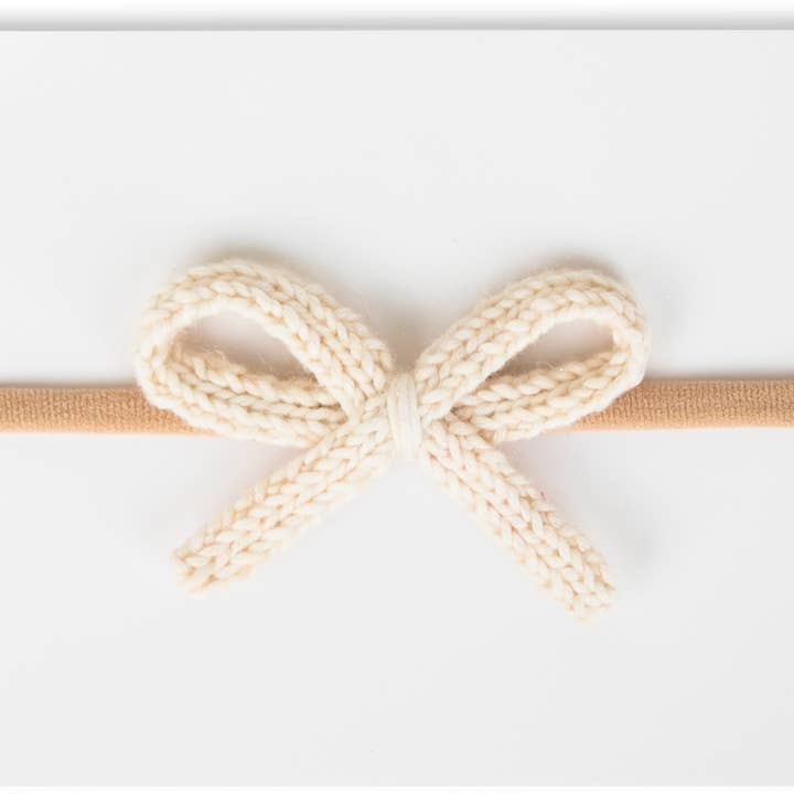 Adora Baby Gifts - Wholesale Fashion Headband - Baby - Crochet Mini Headband - Ivory