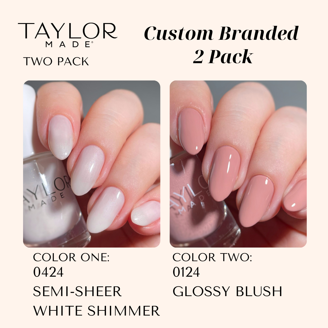 Taylor Made Polish – wholesale Nail polish – Custom Nail Polish: 2 Pack Long-wearing + Vegan + Non-toxic3