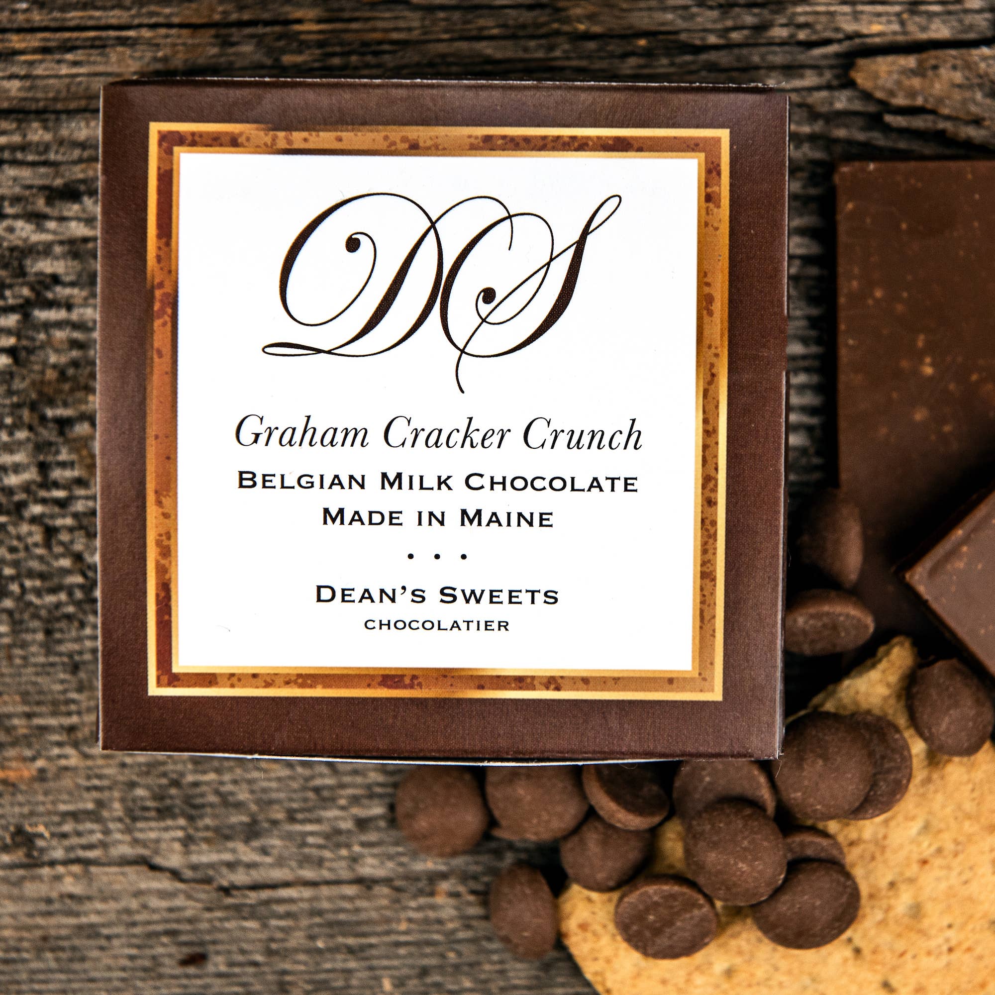 Dean's Sweets - Wholesale Chocolate Bar - Graham Cracker Crunch Milk Chocolate Squares